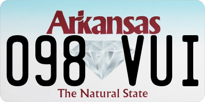AR license plate 098VUI