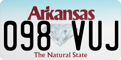 AR license plate 098VUJ