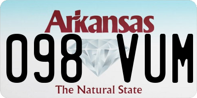 AR license plate 098VUM