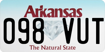 AR license plate 098VUT