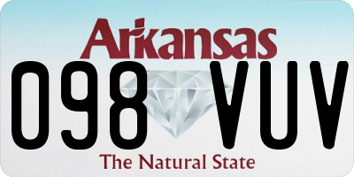 AR license plate 098VUV