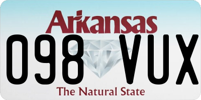 AR license plate 098VUX