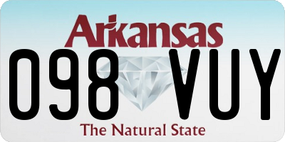 AR license plate 098VUY