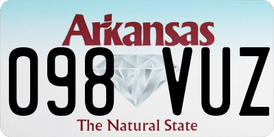 AR license plate 098VUZ