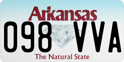 AR license plate 098VVA