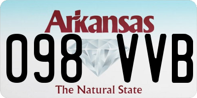 AR license plate 098VVB