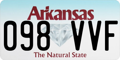 AR license plate 098VVF