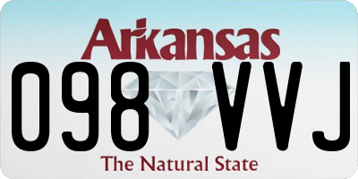 AR license plate 098VVJ