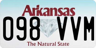 AR license plate 098VVM