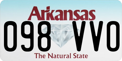 AR license plate 098VVO