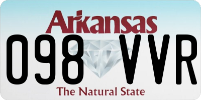 AR license plate 098VVR