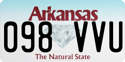AR license plate 098VVU