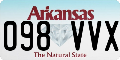 AR license plate 098VVX