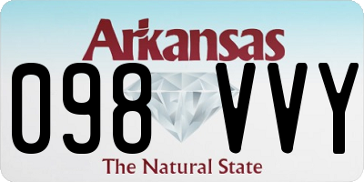 AR license plate 098VVY