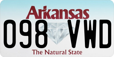 AR license plate 098VWD