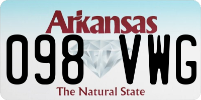 AR license plate 098VWG