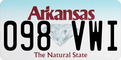 AR license plate 098VWI
