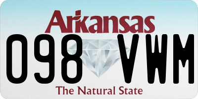 AR license plate 098VWM