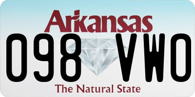AR license plate 098VWO