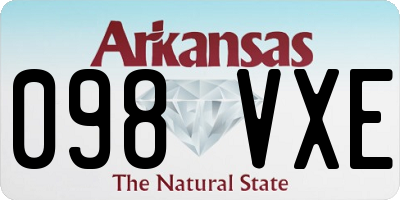 AR license plate 098VXE