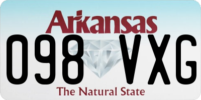 AR license plate 098VXG