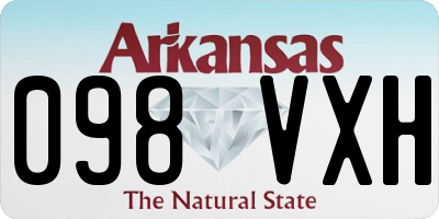 AR license plate 098VXH
