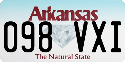 AR license plate 098VXI
