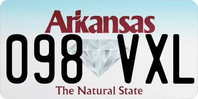 AR license plate 098VXL