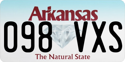 AR license plate 098VXS