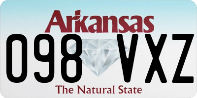 AR license plate 098VXZ
