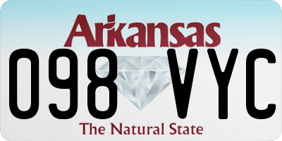 AR license plate 098VYC