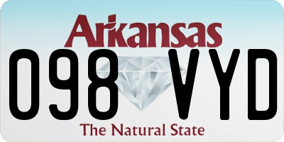 AR license plate 098VYD