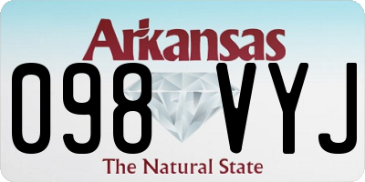 AR license plate 098VYJ