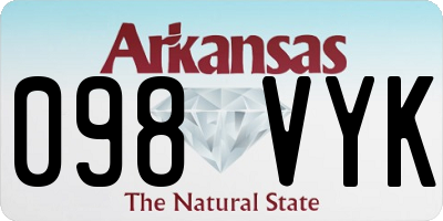 AR license plate 098VYK