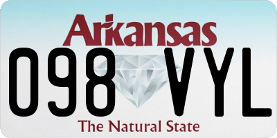 AR license plate 098VYL