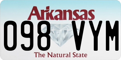 AR license plate 098VYM