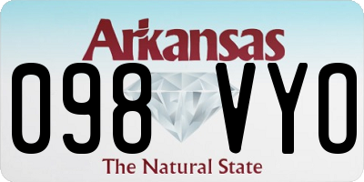 AR license plate 098VYO