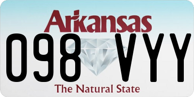 AR license plate 098VYY