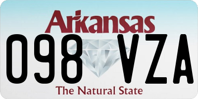 AR license plate 098VZA