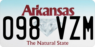 AR license plate 098VZM