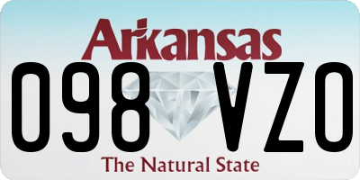 AR license plate 098VZO