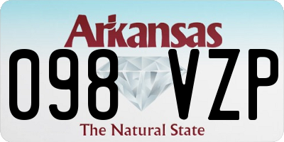 AR license plate 098VZP