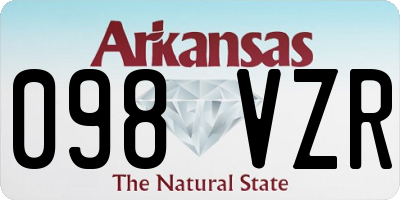 AR license plate 098VZR