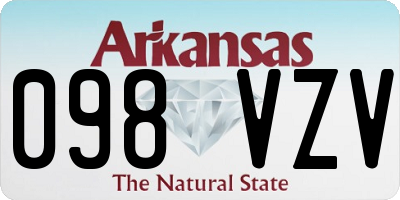 AR license plate 098VZV