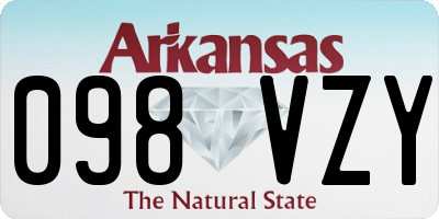 AR license plate 098VZY