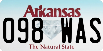 AR license plate 098WAS