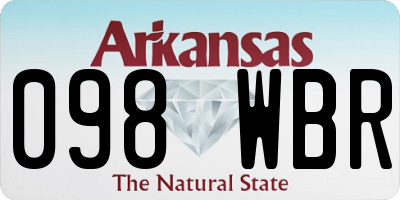 AR license plate 098WBR
