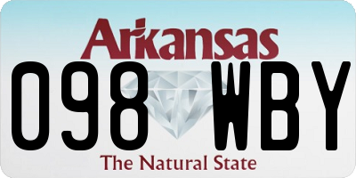 AR license plate 098WBY