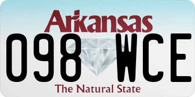 AR license plate 098WCE