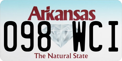 AR license plate 098WCI